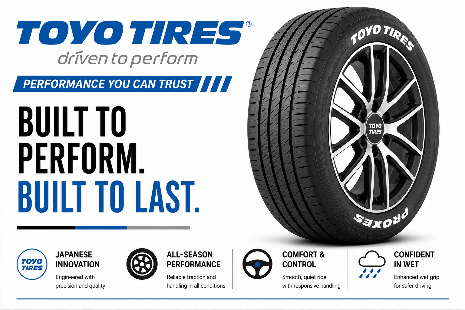 155/80R13 79T Toyo Vario V2+ 3PMSF All Season Car Tyre