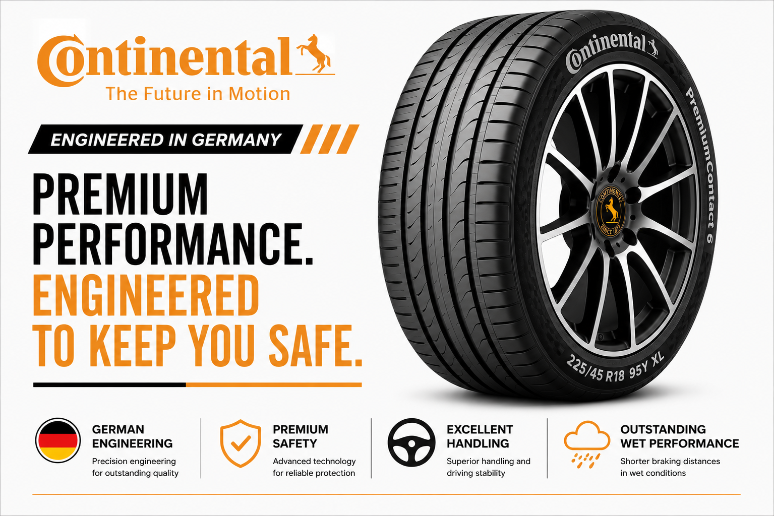 115/70R15 90M Continental sContact Notrad-Reifen Summer Car Tyre