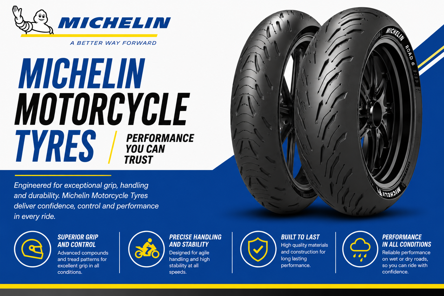 130/80R17 65H Michelin Anakee Adventure (TL/TT) TT Summer Motorcycle Tyre