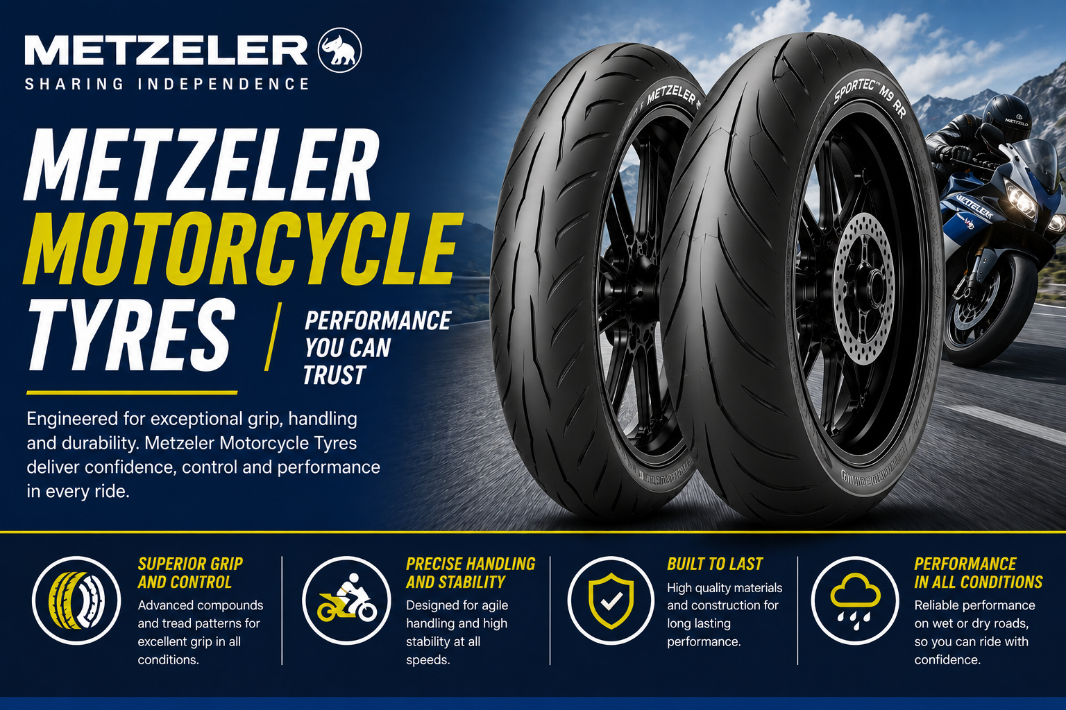 200/50R18 76H Metzeler ME 888 MARATHON ULTRA Summer Motorcycle Tyre