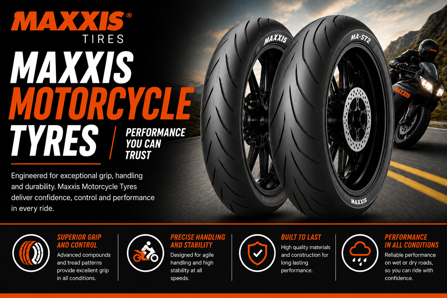 140/80R18 70R Maxxis Maxxenduro M7324 (TT) TT Summer Motorcycle Tyre