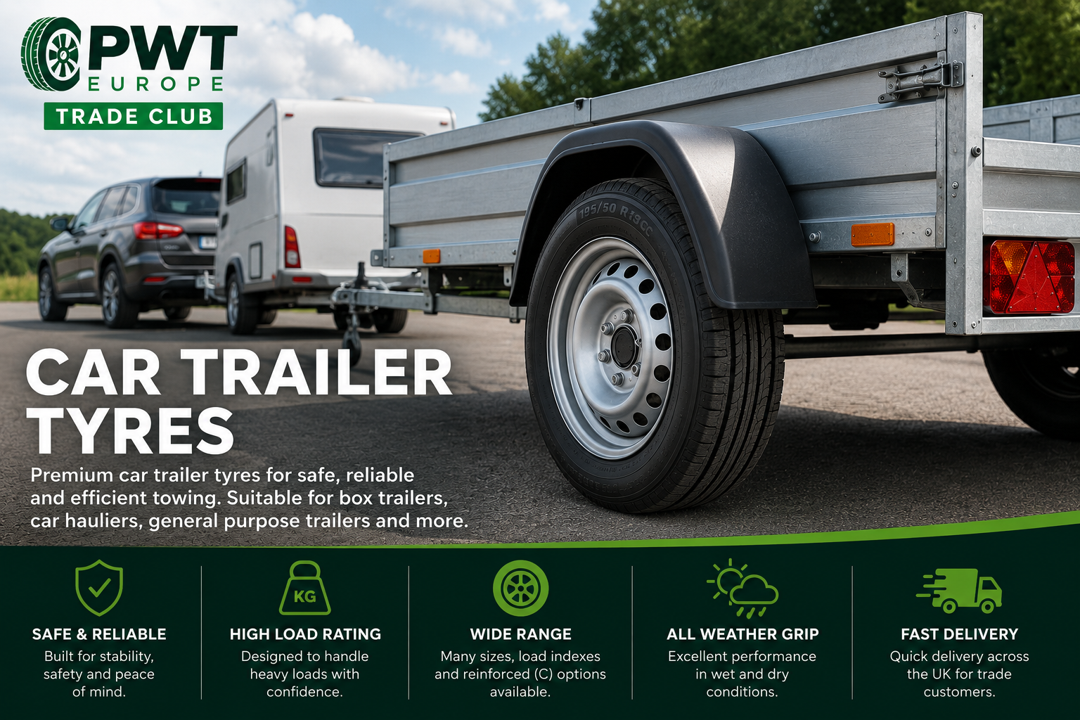Car Trailer Tyres — PWT Europe Trade Club